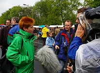 Mai-Kundgebung der Berliner Gewerkschaften am Brandenburger Tor; Foto: Elke Brosow