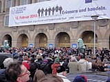 parteiübergreifendes Bündnis für eine Menschenkette; Foto: Axel Hildebrandt