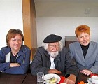 mit Ernesto Cardinal und Cornelia Möhring; Foto: privat