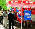 EU-Stand der LINKEN beim Biesdorfer Blütenfest; Foto: privat