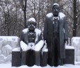 Marx und Engels im Frost, Jüdisches Musium; Fotos: Axel Hildebrandt