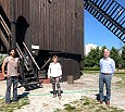 beim neuen Müller der Bockwindmühle; Foto: privat
