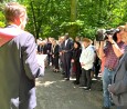 Gedenken an Sinti und Roma zum 88. Jahrestag der Verschleppung in das Zwangslager Marzahn; Foto: Heidi Wagner